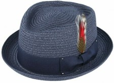 Straw Pork Pie Hat Sun Summer