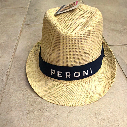 Peroni straw fedora hat - peroni,