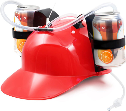 Drinking helmet can holder - drinking,