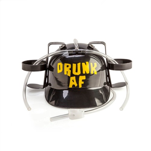 Drunk drinking black hat - drinking,