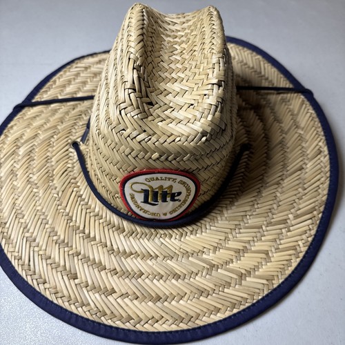Patriotic miller lite straw - miller,