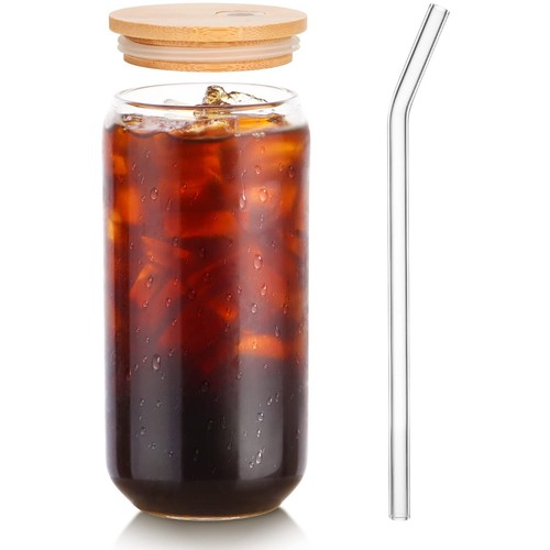 Glass cup 16oz drinking - cup,,