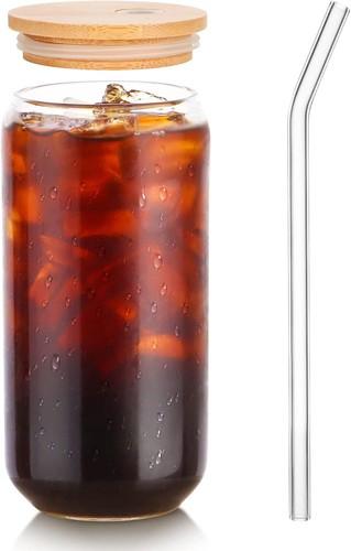 Glass cup 16oz - 16oz, drinking