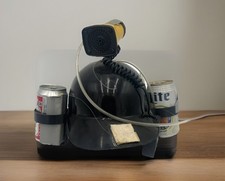 Vintage Helmet Hat with Straw