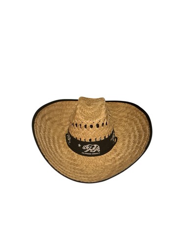 California republic straw - straw, hat