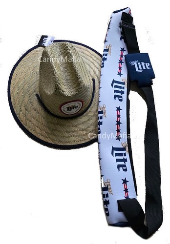 Miller lite combo - straw, +