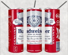 Budweiser Beer 20oz Stainless