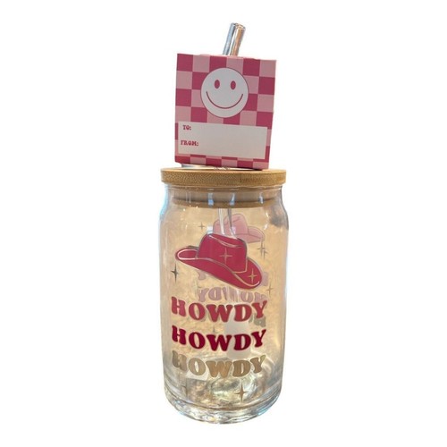 Howdy cowgirl pink cowboy hat - pink,