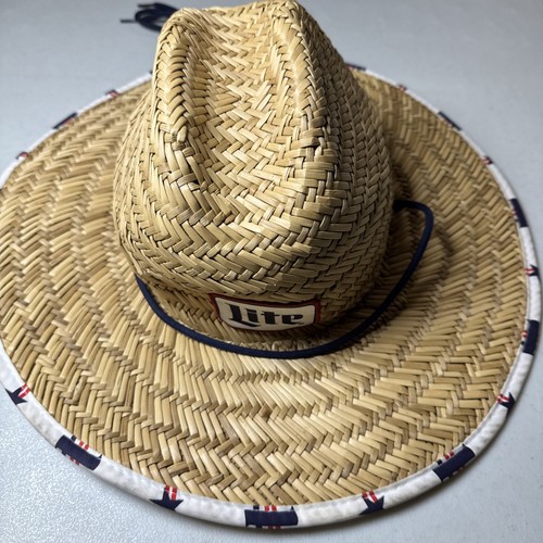 Miller lite logo patch straw - lite,
